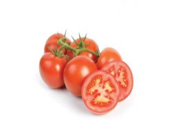 Grown fresh tomato cluster